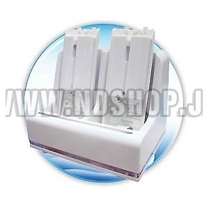 充電器＆2xバッテリーセット（ホワイト）