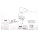 iPad用 7in1 COMBO Kit (AV+HUB+CardReader+Charge+Sync)