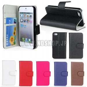 iPhone5S/5ケース、財布デザインレザーカバー