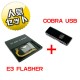 E3 Flasher+Cobra USBセット