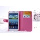 Samsung Galaxy SIII S3 i9300用可愛いHello Kitty PU革PU革フリップケース