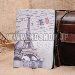 iPadMini保護レザーケース：欧米知名建物