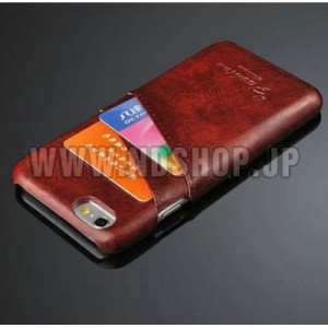 iPhone6/6s用高品質本革ビジネス風ケース　男性向け　