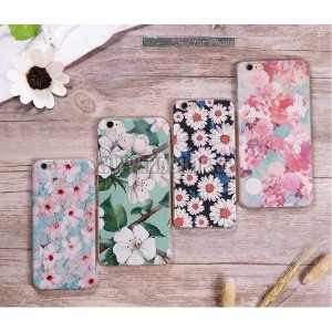 【iphone6/6s/6plus/6s　Plusケース】浮世絵美しい花シリーズiphoneケース
