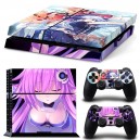 新次元ゲイム ネプテューヌ　PS4専用スキンシール　保護ステッカー