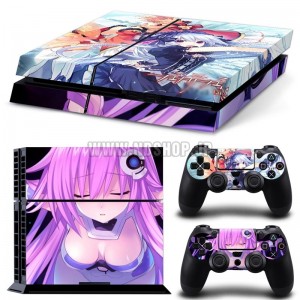 新次元ゲイム ネプテューヌ　PS4専用スキンシール　保護ステッカー